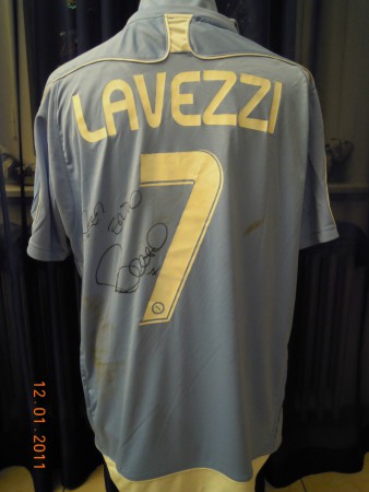 indossata certificata e autografata contro atalanta made in china